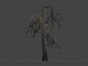 26 Spooky Trees Modelo 3D
