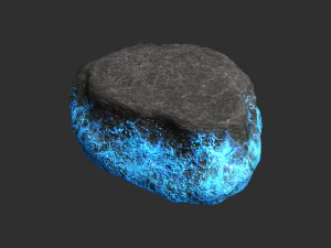 Rocas planas cortas - Energ&iacute;a Modelo 3D