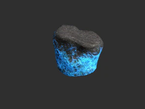 Rocas planas cortas - Energ&iacute;a Modelo 3D