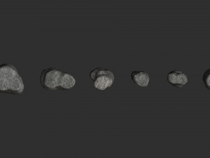 Short Flat Rocks - Cave 3D 모델