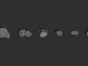Short Flat Rocks - Cave 3D Model