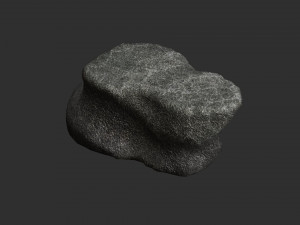 Short Flat Rocks - Cave 3D 모델