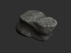 Short Flat Rocks - Cave 3D Model