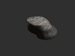 Short Flat Rocks - Cave 3D 모델