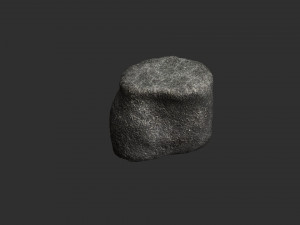 Short Flat Rocks - Cave 3D 모델