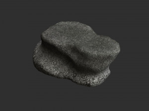 Short Flat Rocks - Rough 1 Modelo 3D