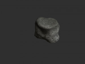Short Flat Rocks - Rough 1 Modelo 3D