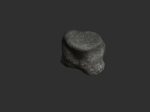 Short Flat Rocks - Rough 1 3D Model