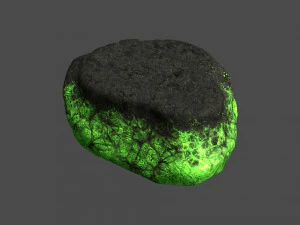Rocce piatte corte - Tossiche Modello 3D