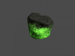 Short Flat Rocks - Toxic Model 3D