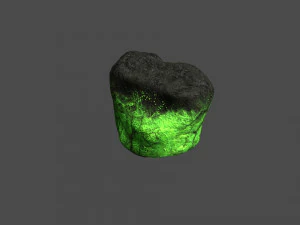Rocce piatte corte - Tossiche Modello 3D