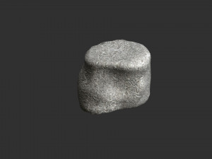 Short Flat Rocks - White 3D Модель
