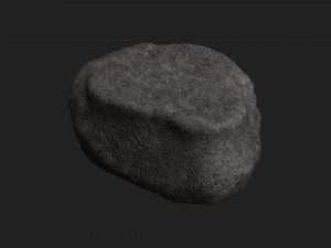 Short Flat Rocks - Rough 2 Modelo 3D