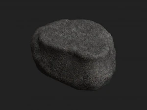Rocas planas cortas - &Aacute;spero 2 Modelo 3D