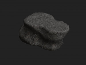 Short Flat Rocks - Rough 2 Modelo 3D