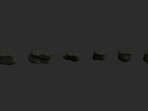 Short Flat Rocks - Cave 2 Model 3D