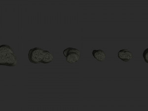 Short Flat Rocks - Cave 2 Model 3D