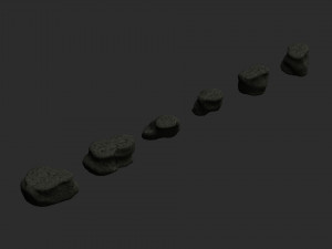 Short Flat Rocks - Cave 2 Model 3D