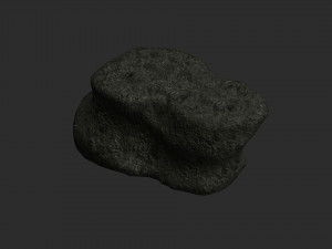 Short Flat Rocks - Cave 2 Model 3D