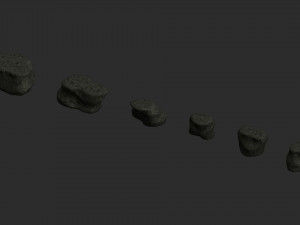 Short Flat Rocks - Cave 2 Model 3D
