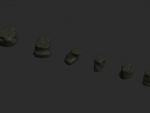 Short Flat Rocks - Cave 2 Model 3D