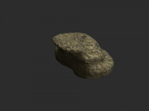 Short Flat Rocks - Dirt Modelo 3D