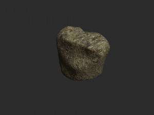 Short Flat Rocks - Dirt Modelo 3D
