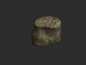 Short Flat Rocks - Dirt Modelo 3D