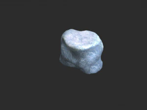 Short Flat Rocks - Ice 3D Model