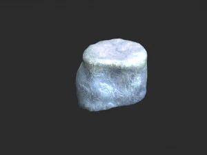 Short Flat Rocks - Ice 3D Model