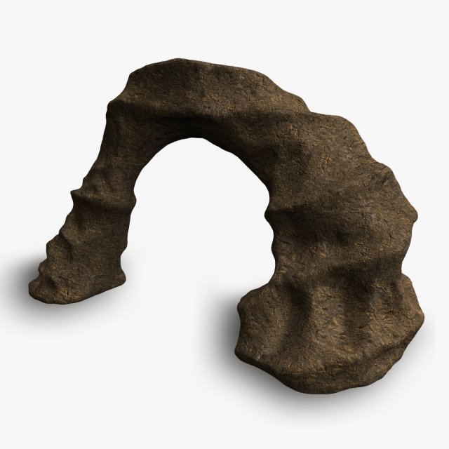 Small Arch - Dirt 1 Modelo 3D .c4d .max .obj .3ds .fbx .stl .blend 