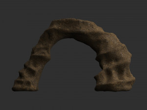Small Arch - Dirt 1 Modelo 3D