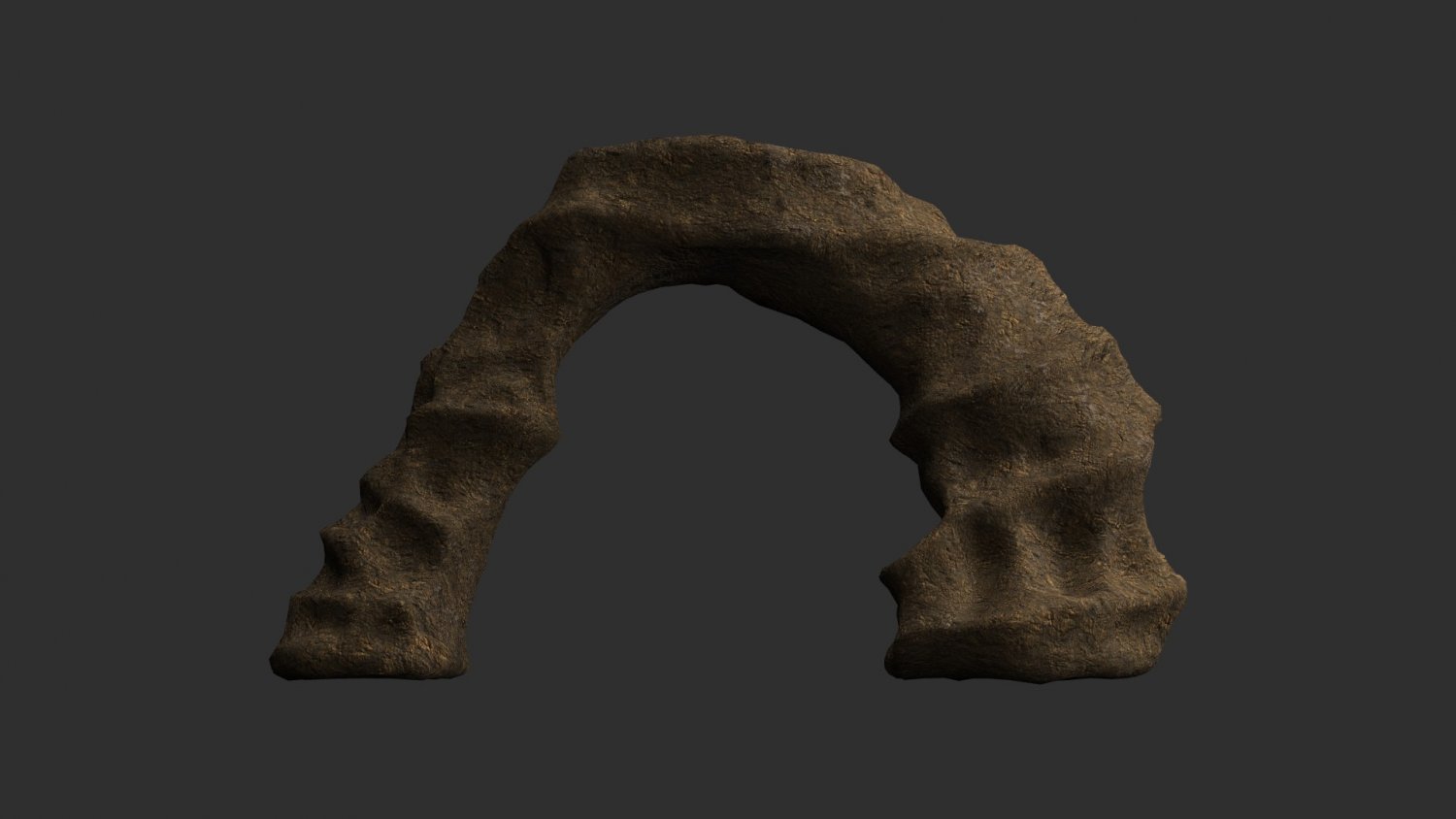 Small Arch - Dirt 1 3D Модель In Разное 3DExport