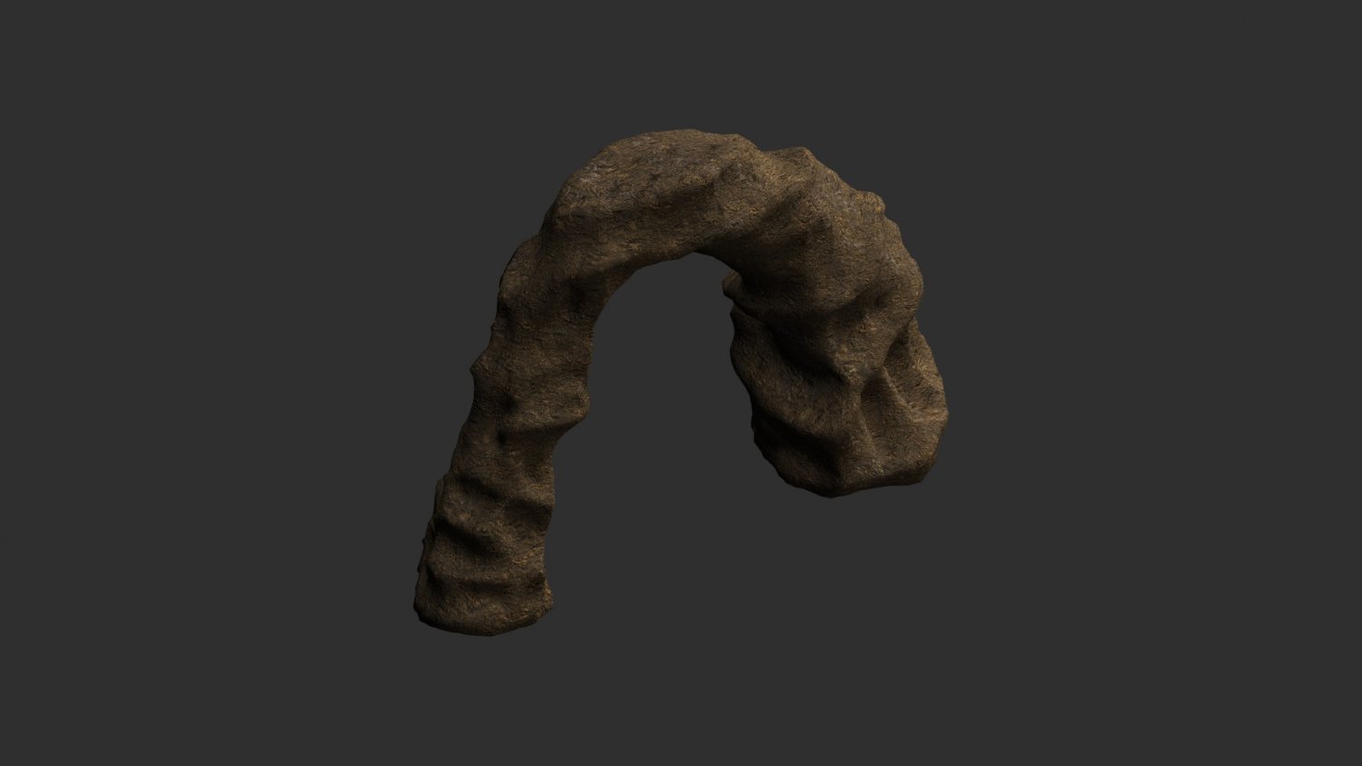 Small Arch - Dirt 1 3D Модель In Разное 3DExport