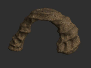 Small Arch - Dirt 1 3D Model
