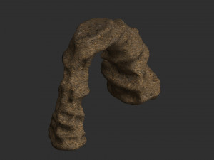 Small Arch - Dirt 1 Modelo 3D