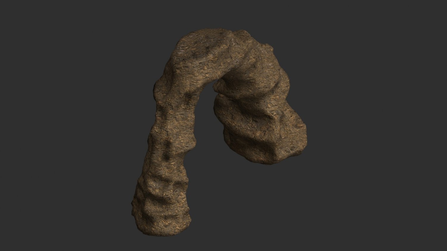 Small Arch - Dirt 1 3D Модель In Разное 3DExport