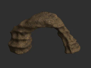 Small Arch - Dirt 1 3D Model