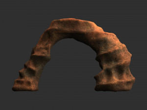 Small Arch - Red Dust 3D Model