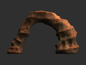 Small Arch - Red Dust 3D Model