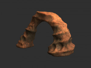 Small Arch - Red Dust 3D Model