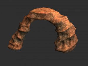 Small Arch - Red Dust 3D Model