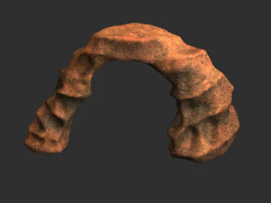 Small Arch - Red Dust 3D Model
