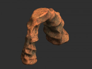 Small Arch - Red Dust 3D Model
