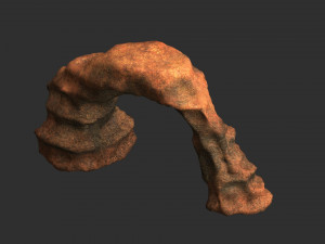 Small Arch - Red Dust 3D Model