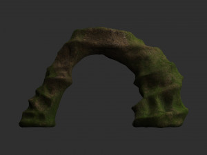 Small Arch - Moss 1 3Dモデル