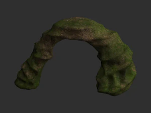 Small Arch - Moss 1 3D Model