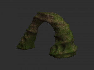 Small Arch - Moss 1 3Dモデル