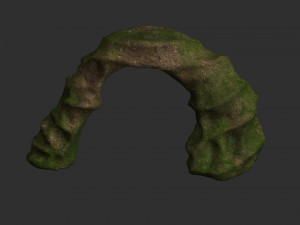 Small Arch - Moss 1 3Dモデル