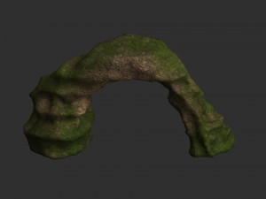 Small Arch - Moss 1 3Dモデル